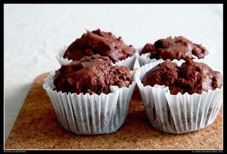 Muffin cioccolato e nutella