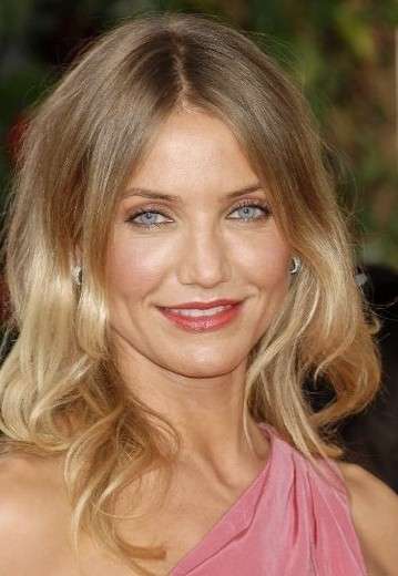 Capelli degradè biondo di Cameron Diaz