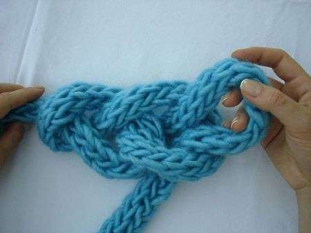 Corda azzurra tricotin