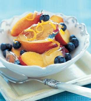 Frutta con gelatina
