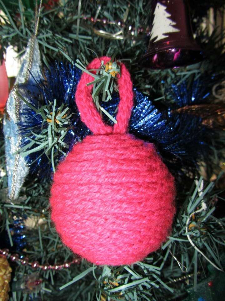 Palla di Natale tricotin