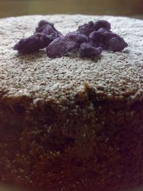 Torta con violette