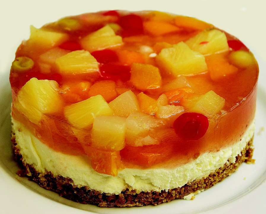 Torta di ricotta e frutta