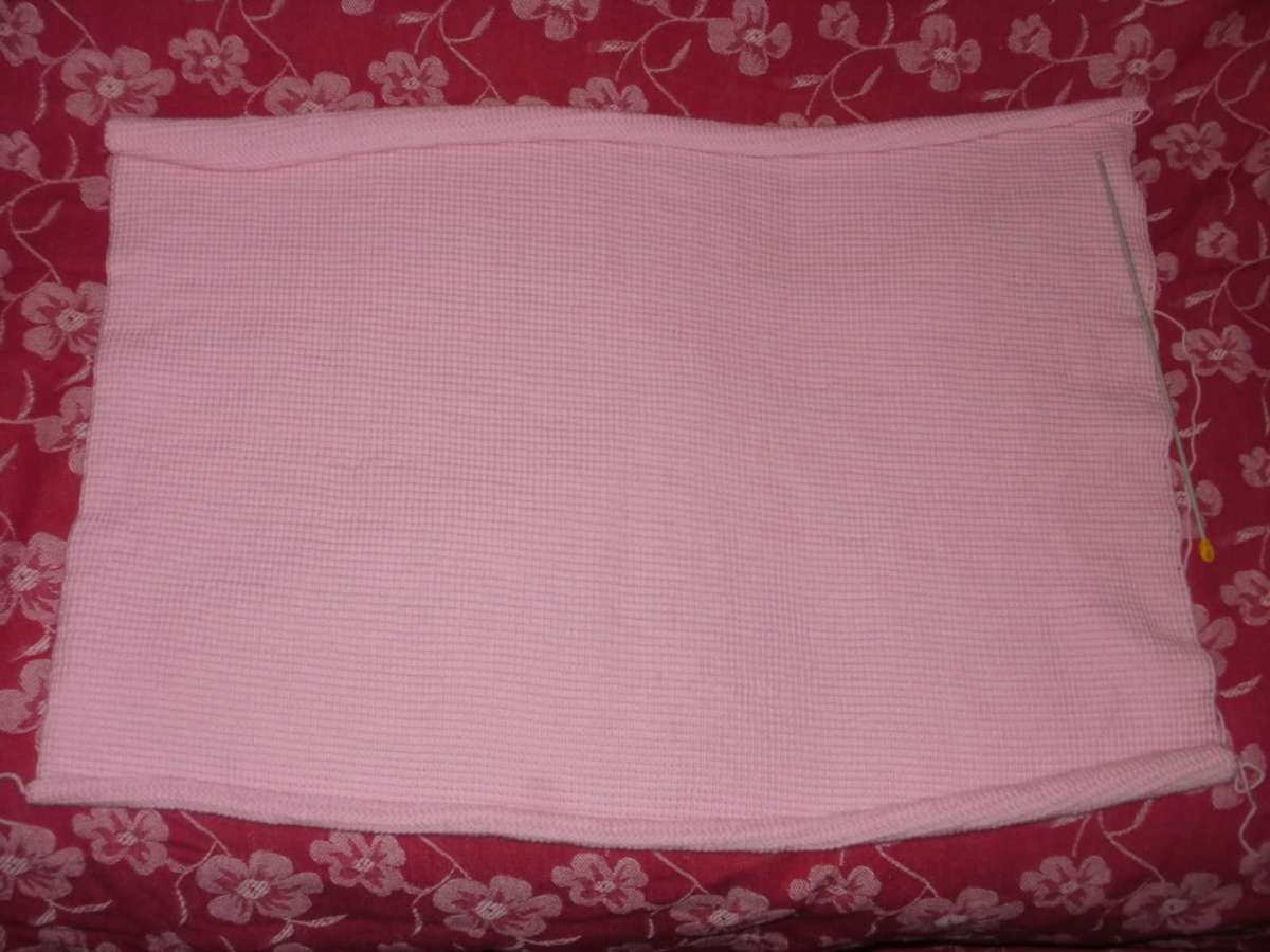 Copertina di lana rosa semplice