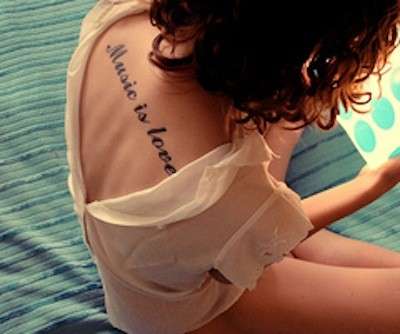 Tattoo sulle scapole