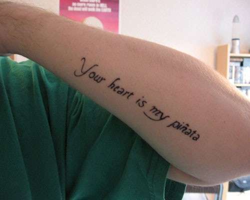 Tatuaggio dedicato alla persona amata