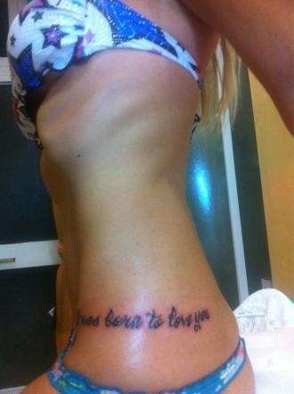 Tatuaggio di Guendalina Canessa