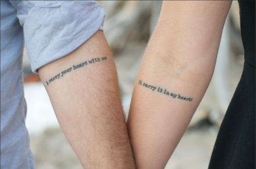 Tatuaggio per le coppie