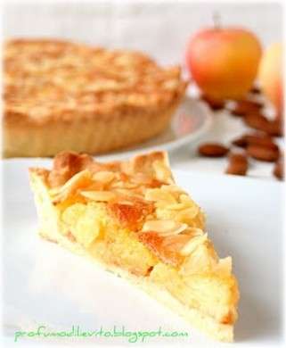 crostata mandorle e pesche