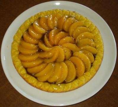 crostata pesche sciroppate