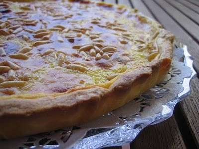 crostata pinoli con crema limone