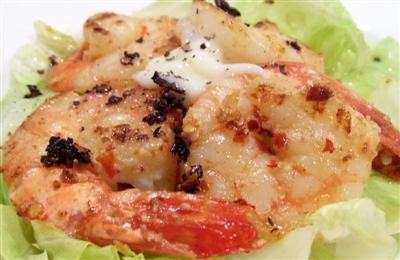 Gamberoni all'aglio