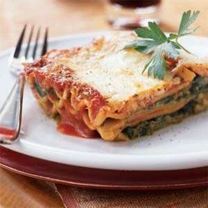 Lasagna con spinaci