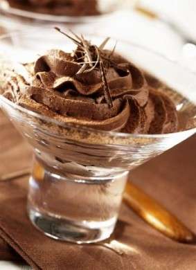 Mousse al cioccolato e rum