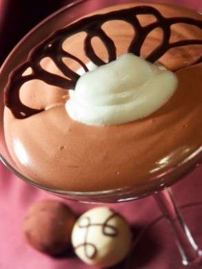 Mousse con cioccolato