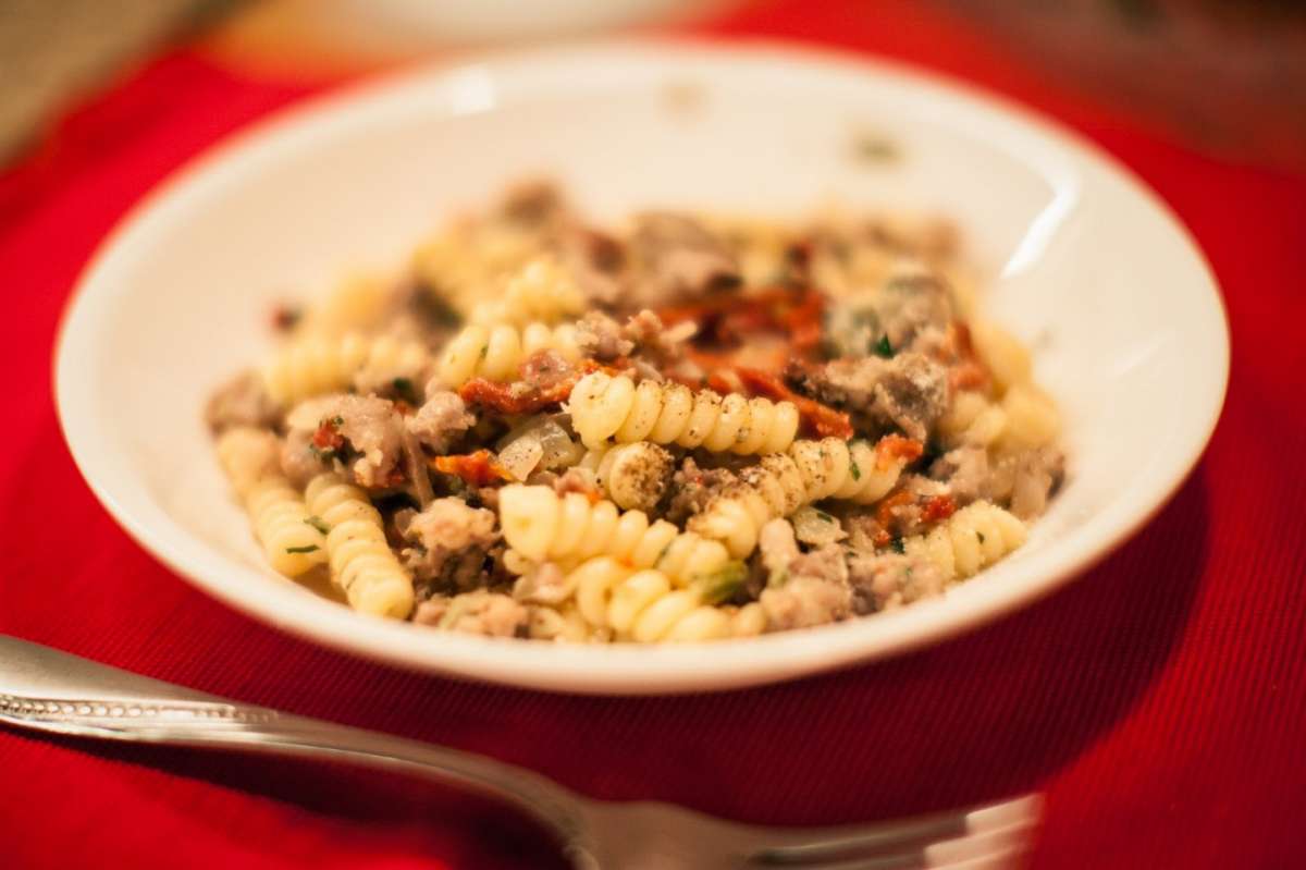 Pasta con pomodori secchi