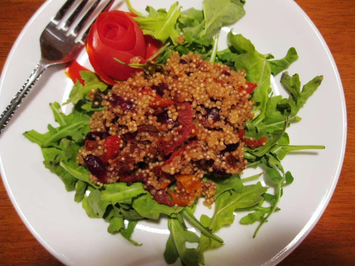 Quinoa con pomodori secchi