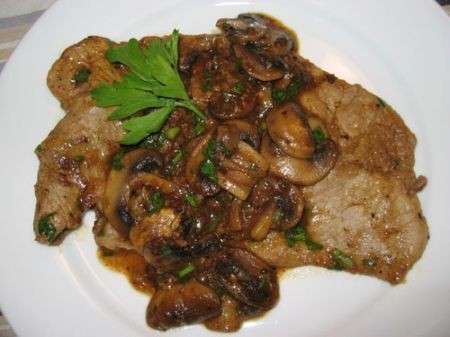 scaloppina funghi