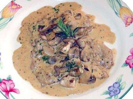 scaloppine con i funghi