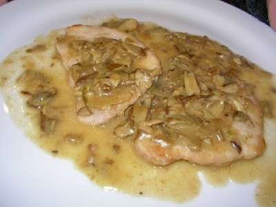 scaloppine funghi