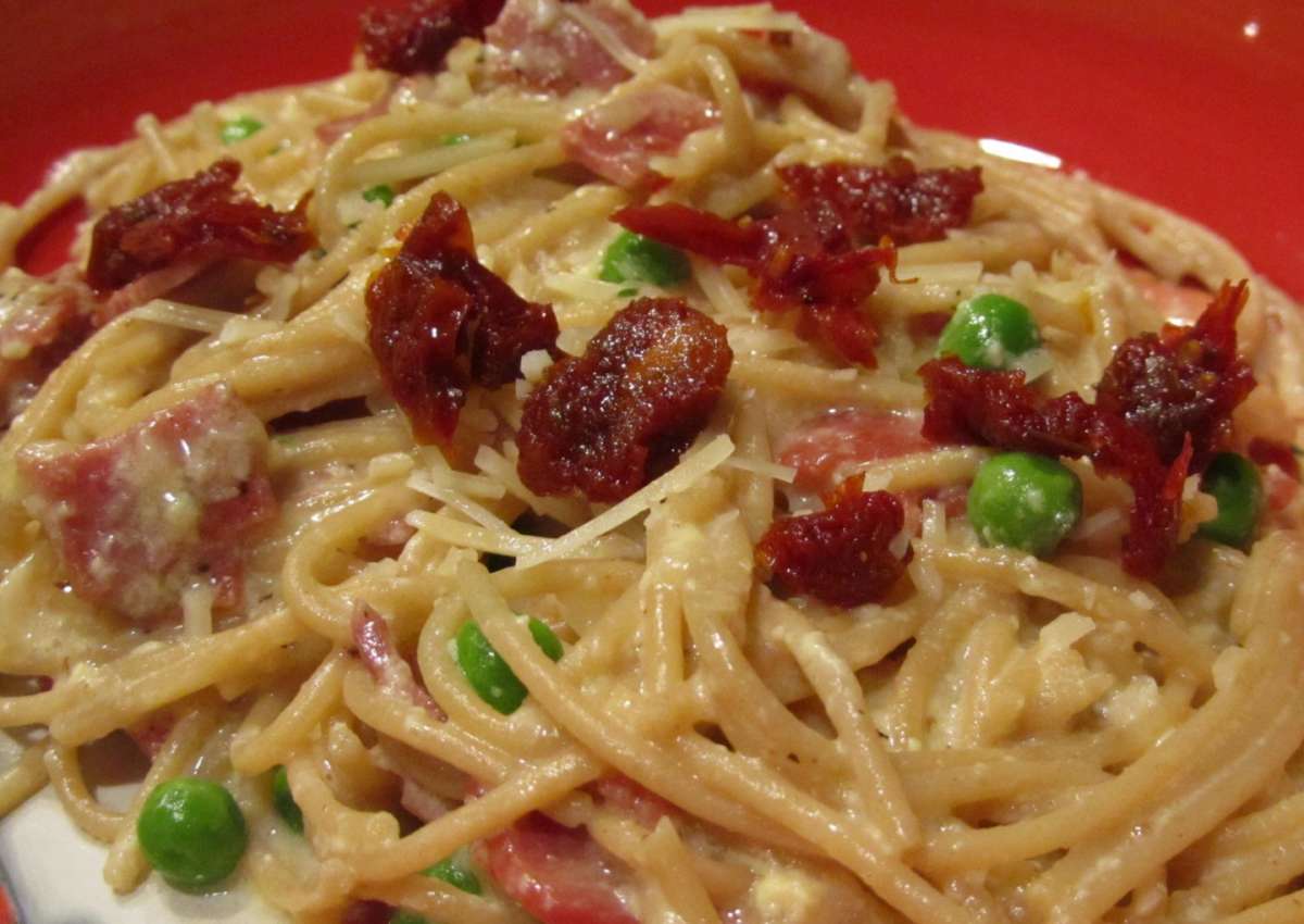 Spaghetti con pomodori secchi