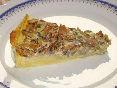 fetta quiche funghi