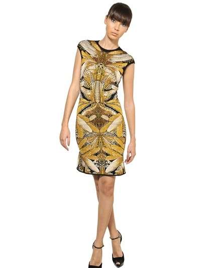 Minidress jacquard Alexander McQueen