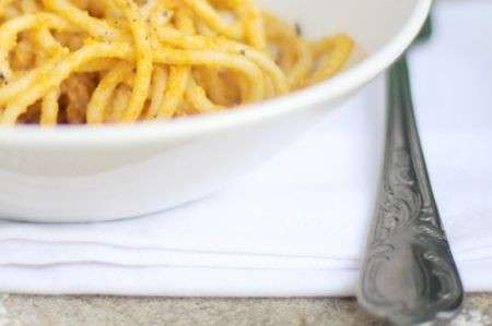 Pasta con zucca