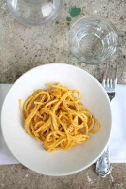 Pasta con zucca