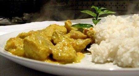piatto pollo al curry