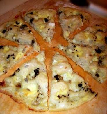 pizza tartufo e brie