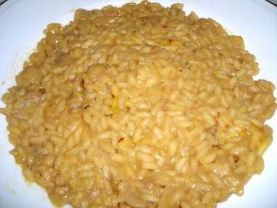 porzione risotto con le castagne