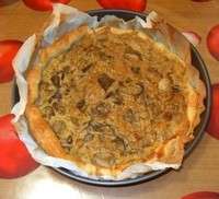 quiche di funghi porcini