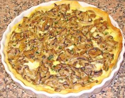 quiche di funghi