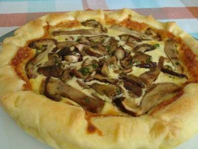 quiche lorraine ai funghi