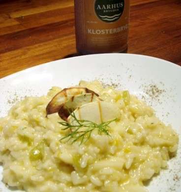 Risotto con mele