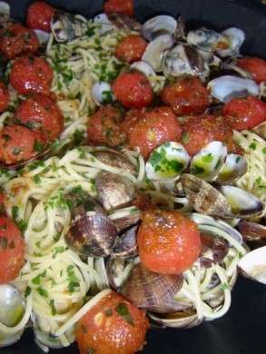 spaghetti con le vongole