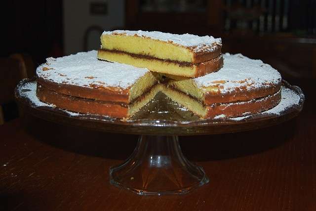 Torta Margherita alla nutella