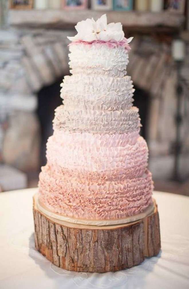 Torta di nozze per matrimonio country chic