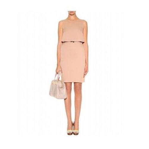 Vestito elegante Fendi, minidress da cocktail rosa cipria