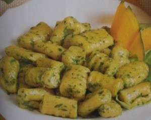 gnocchi zucca e spinaci