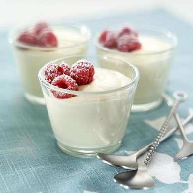 Mousse al cioccolato bianco