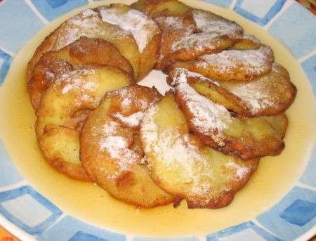 piatto frittelle di mele