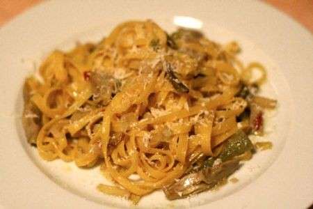 Tagliatelle carciofi