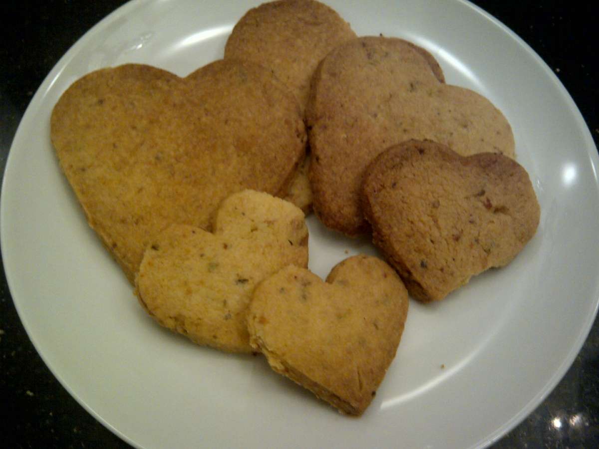 Biscotti a forma di cuore