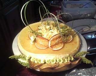 cheesecake all'arancia