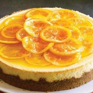 cheesecake arancio
