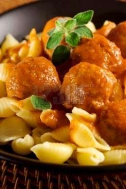 conchiglie polpette