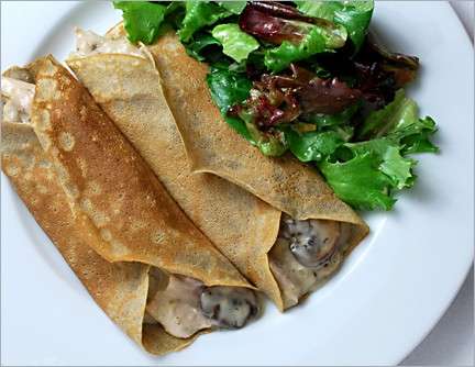 Crepes funghi