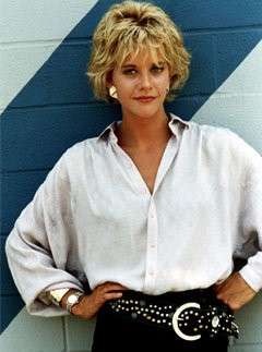 Moda anni 80: il look di Meg Ryan